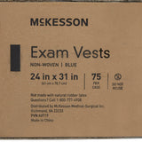 McKesson Front Opening Exam Vest, Blue McKesson