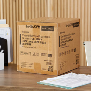 McKesson Full Back Chemotherapy Procedure Gown, Medium McKesson