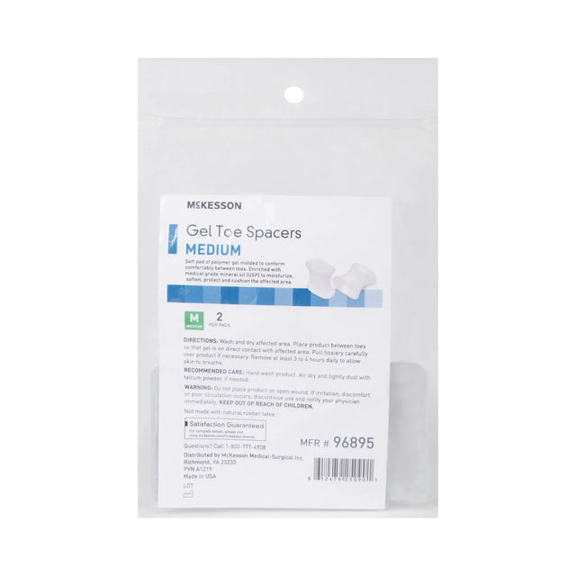 McKesson Gel Toe Spacers, Medium McKesson