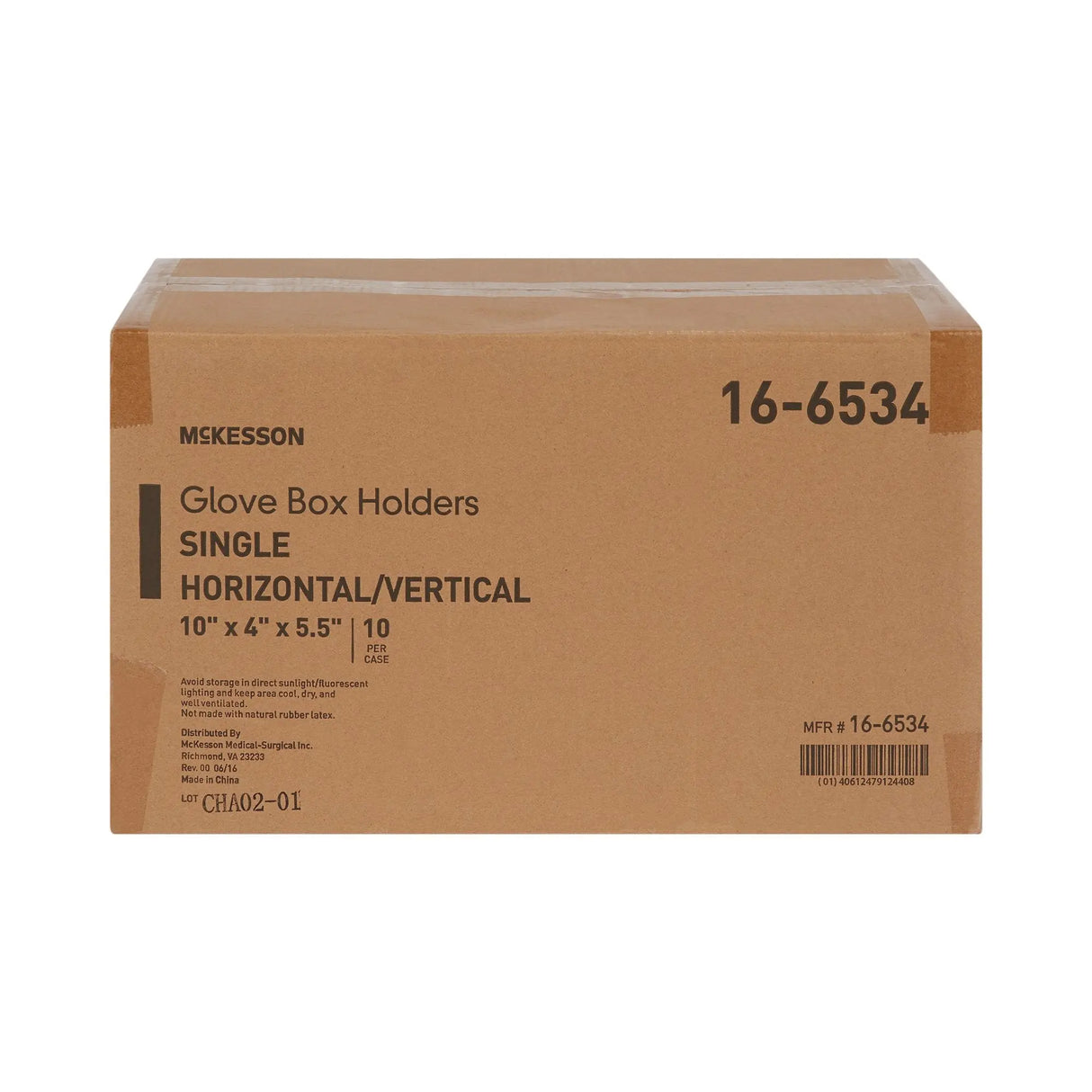 McKesson Glove Box Holder, 1-Box Capacity, Plastic McKesson