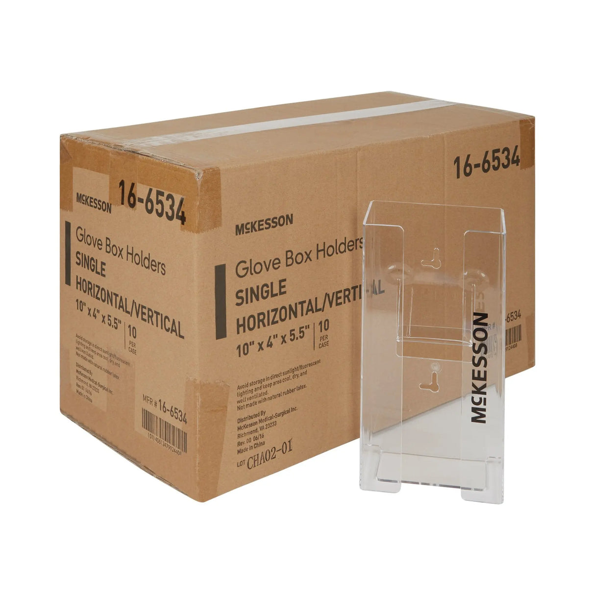 McKesson Glove Box Holder, 1-Box Capacity, Plastic McKesson