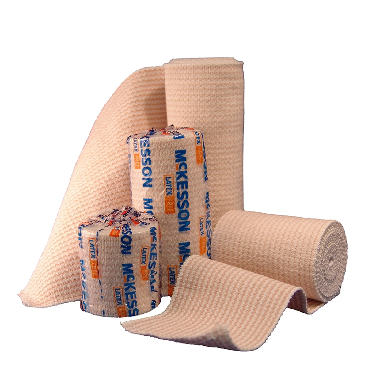 McKesson Hook and Loop Closure Elastic Bandage, 4 Inch x 5 Yard McKesson