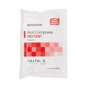 McKesson Hot Pack, Instant Chemical Activation, General Purpose, 5 x 7 Inch McKesson