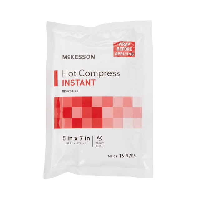 McKesson Hot Pack, Instant Chemical Activation, General Purpose, 5 x 7 Inch McKesson