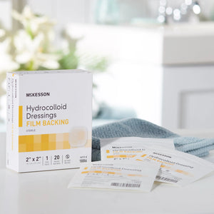 McKesson Hydrocolloid Dressing, 2 x 2 Inch McKesson
