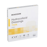 McKesson Hydrocolloid Dressing, 4 x 4 Inch McKesson