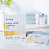 McKesson Hydrocolloid Dressing, 4 x 4 Inch McKesson