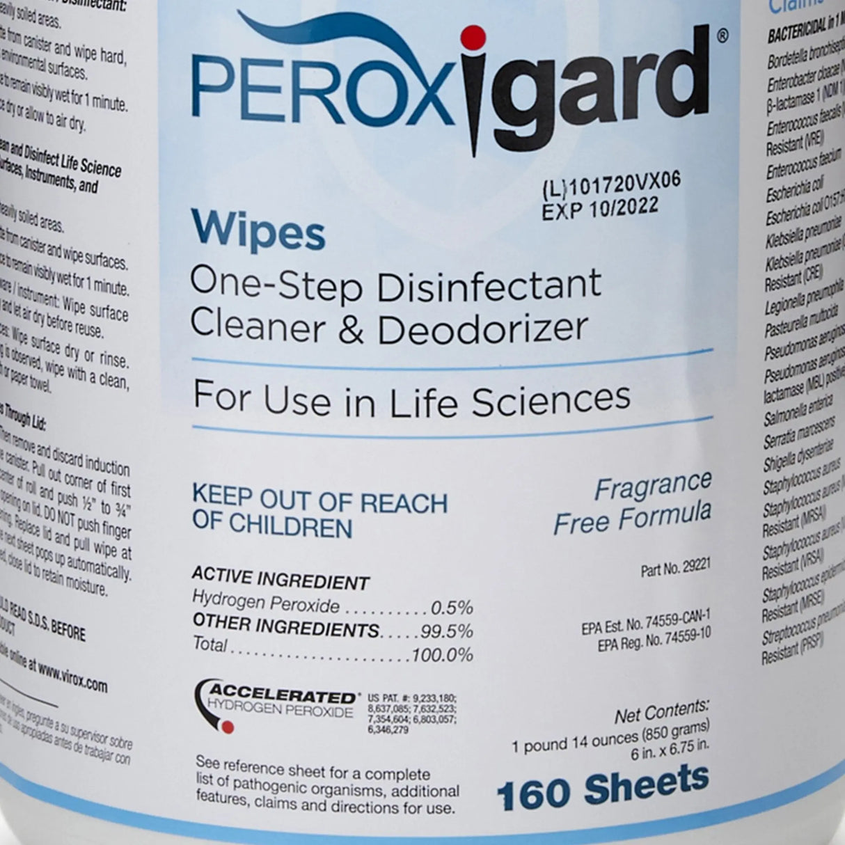 McKesson Hydrogen Peroxide Surface Disinfectant Wipes McKesson