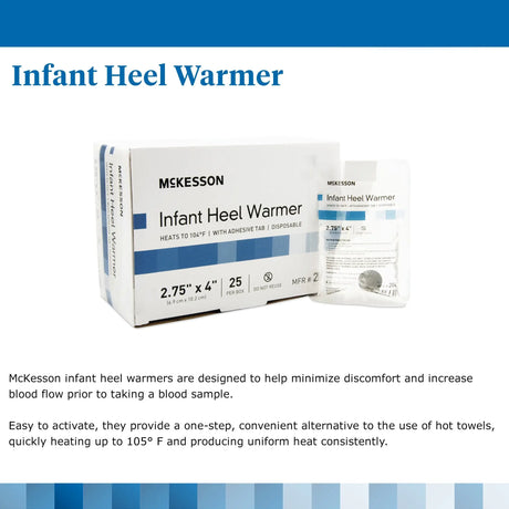 McKesson Infant Heel Warmer, 2¾ x 4 Inch McKesson