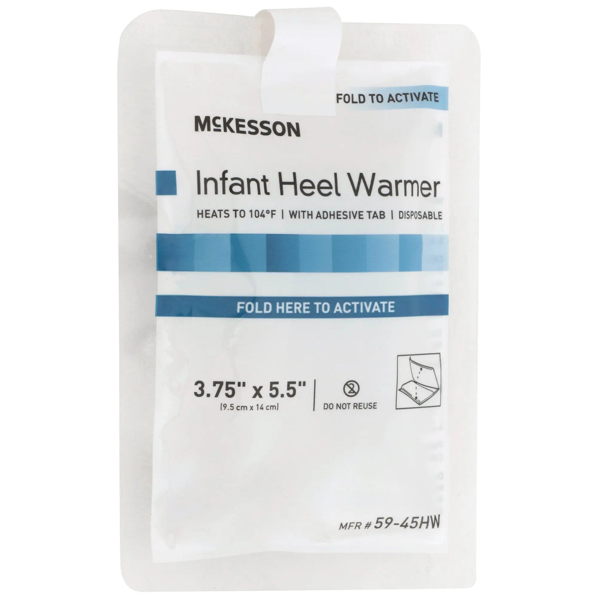 McKesson Infant Heel Warmer, 3¾ x 5½ Inch McKesson