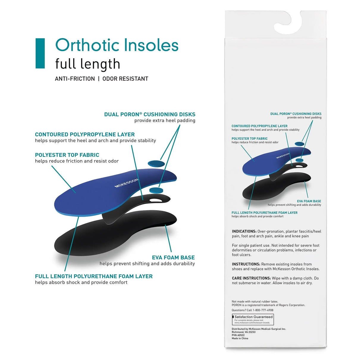 McKesson Insole, Size B McKesson Brand