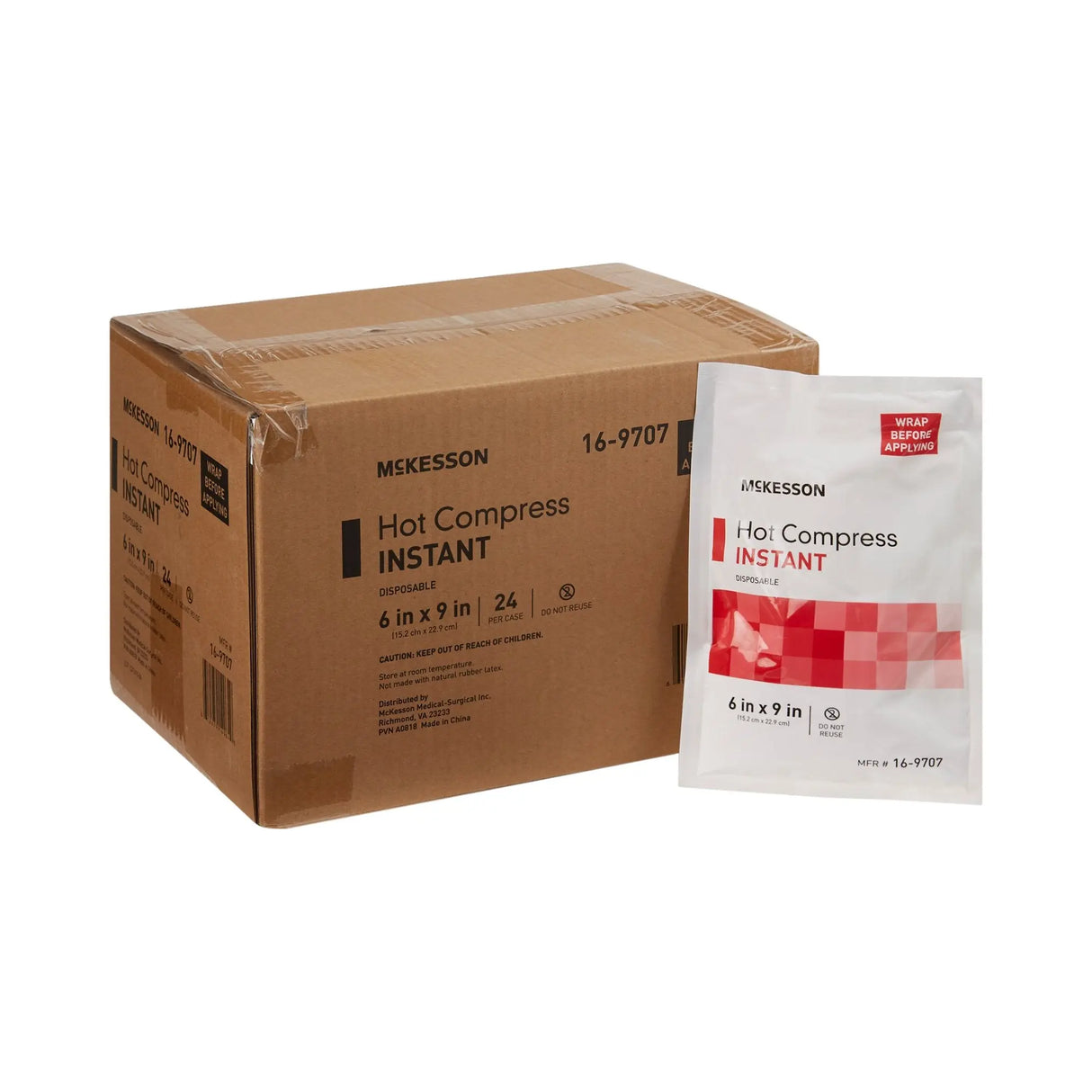 McKesson Instant Hot Pack, 6 x 9 Inch McKesson