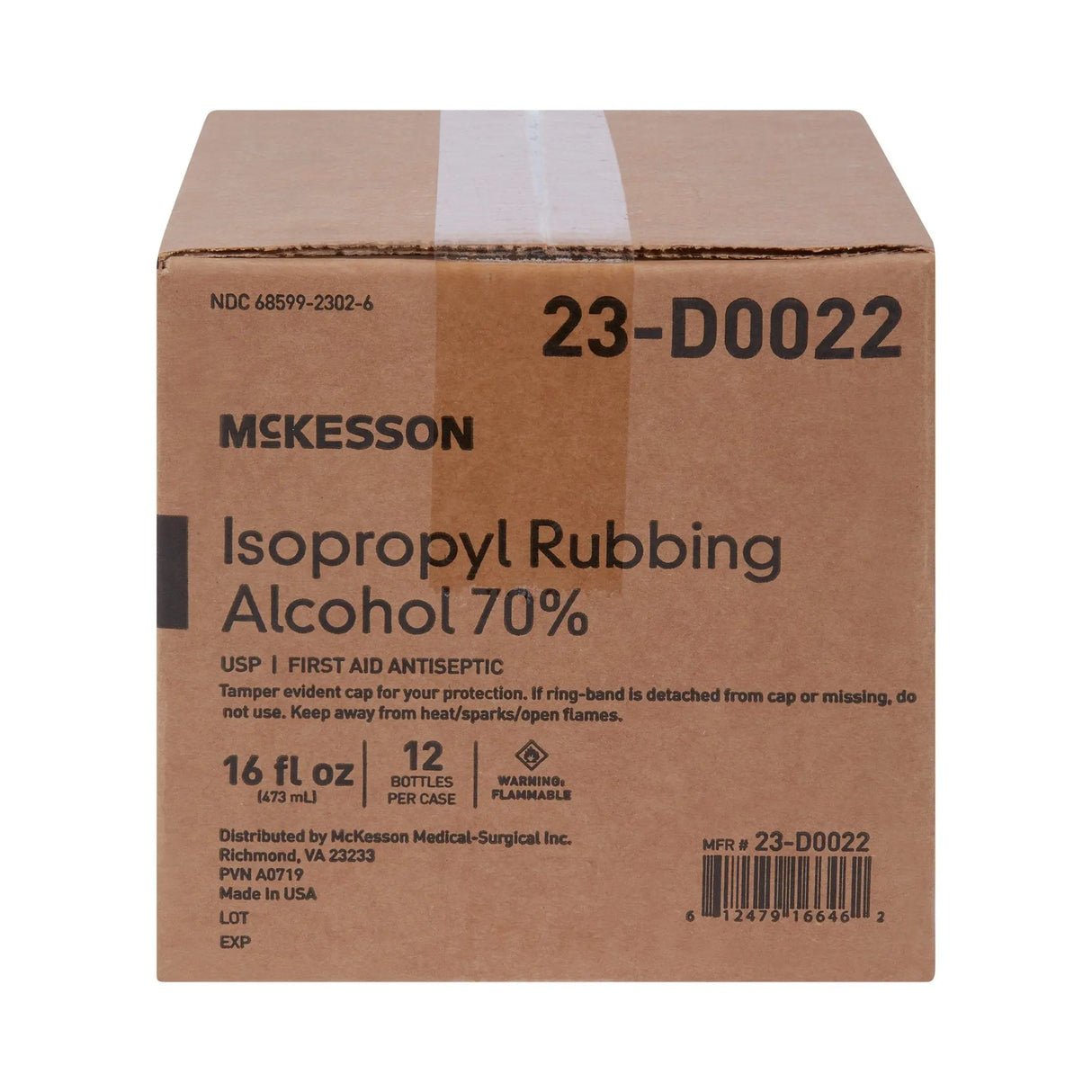 McKesson Isopropyl Alcohol Antiseptic, 16 oz. Bottle - getMovility