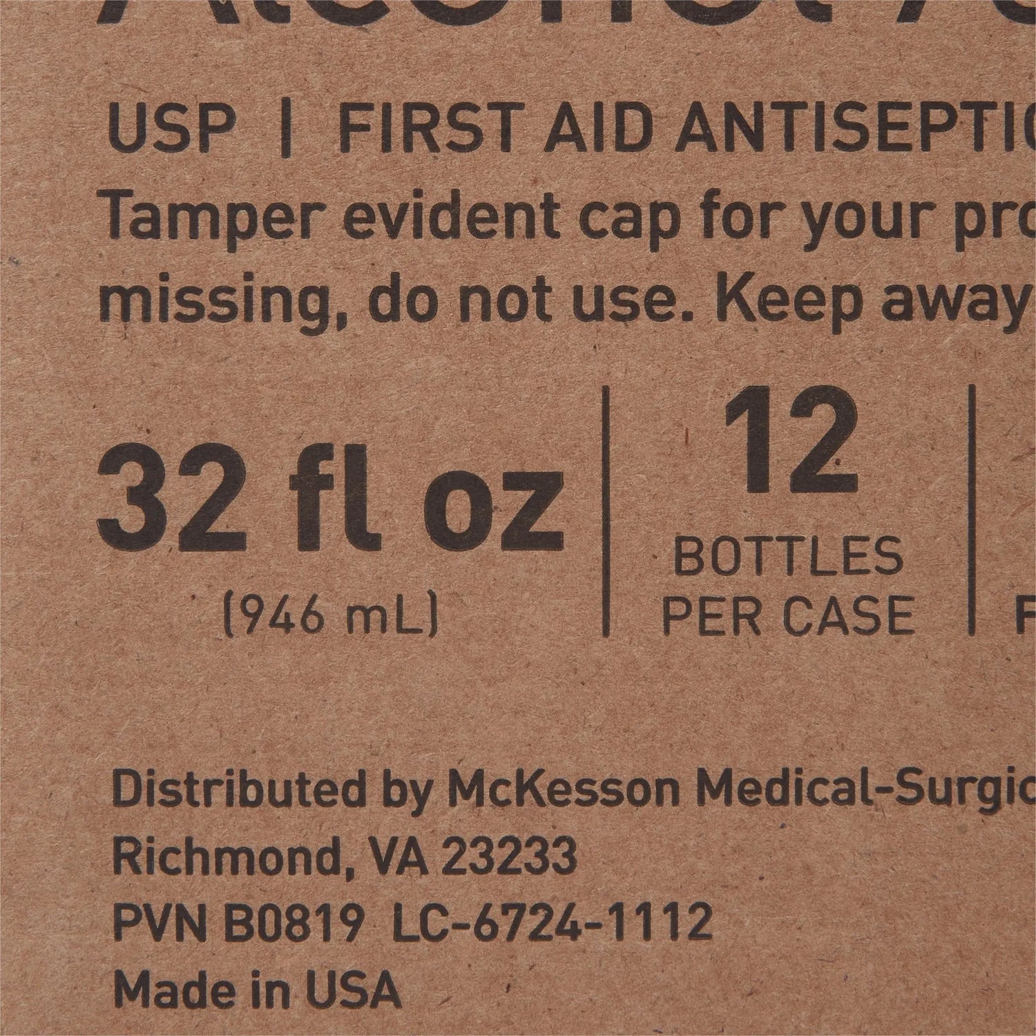McKesson Isopropyl Alcohol Antiseptic, 32-ounce bottle - getMovility