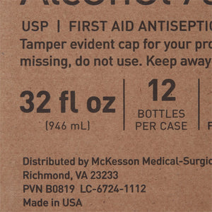 McKesson Isopropyl Alcohol Antiseptic, 32-ounce bottle - getMovility