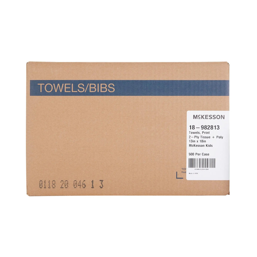 McKesson KIDS™ Design Nonsterile Procedure Towel, 13 x 18 Inch McKesson
