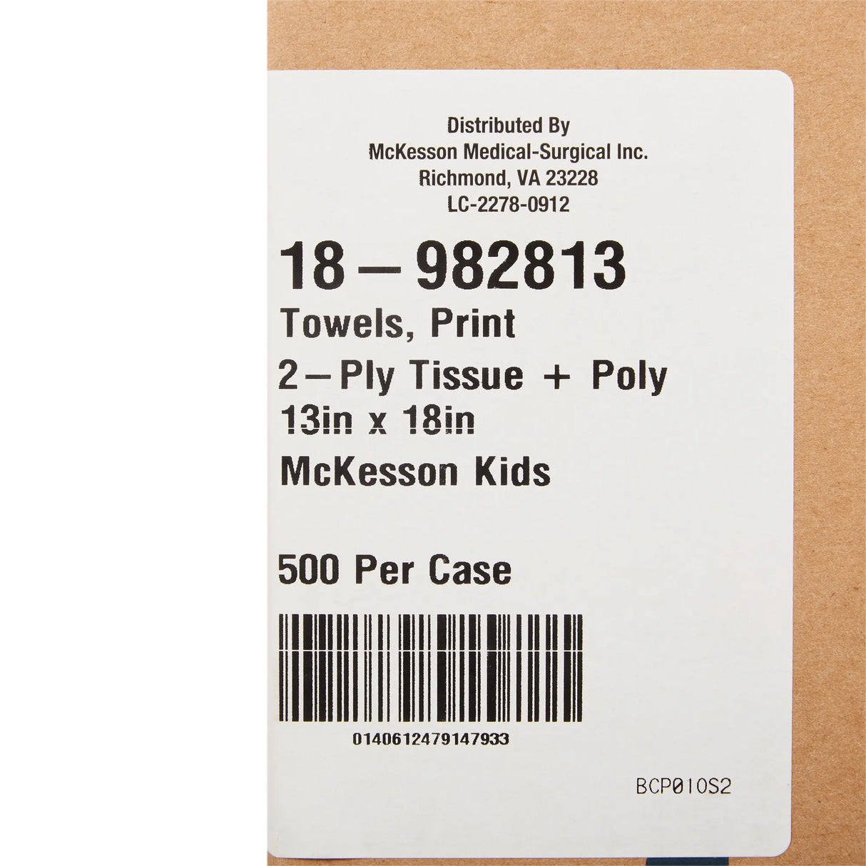 McKesson KIDS™ Design Nonsterile Procedure Towel, 13 x 18 Inch McKesson