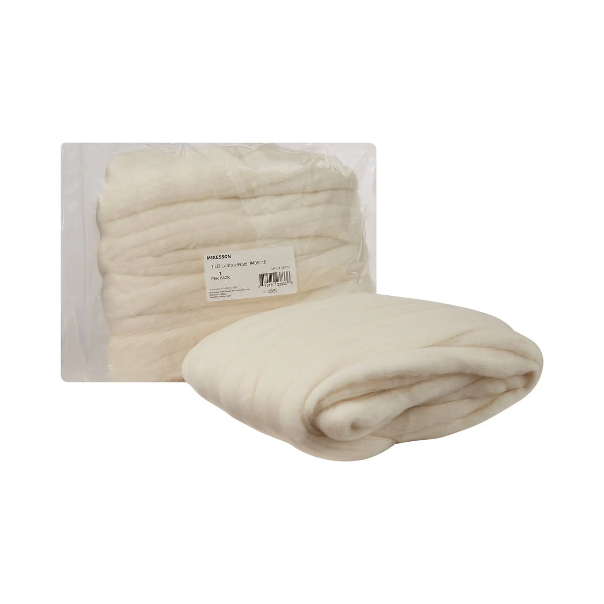 McKesson Lamb's Wool, 1 lb. McKesson