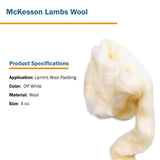 McKesson Lamb's Wool, 4 oz. McKesson