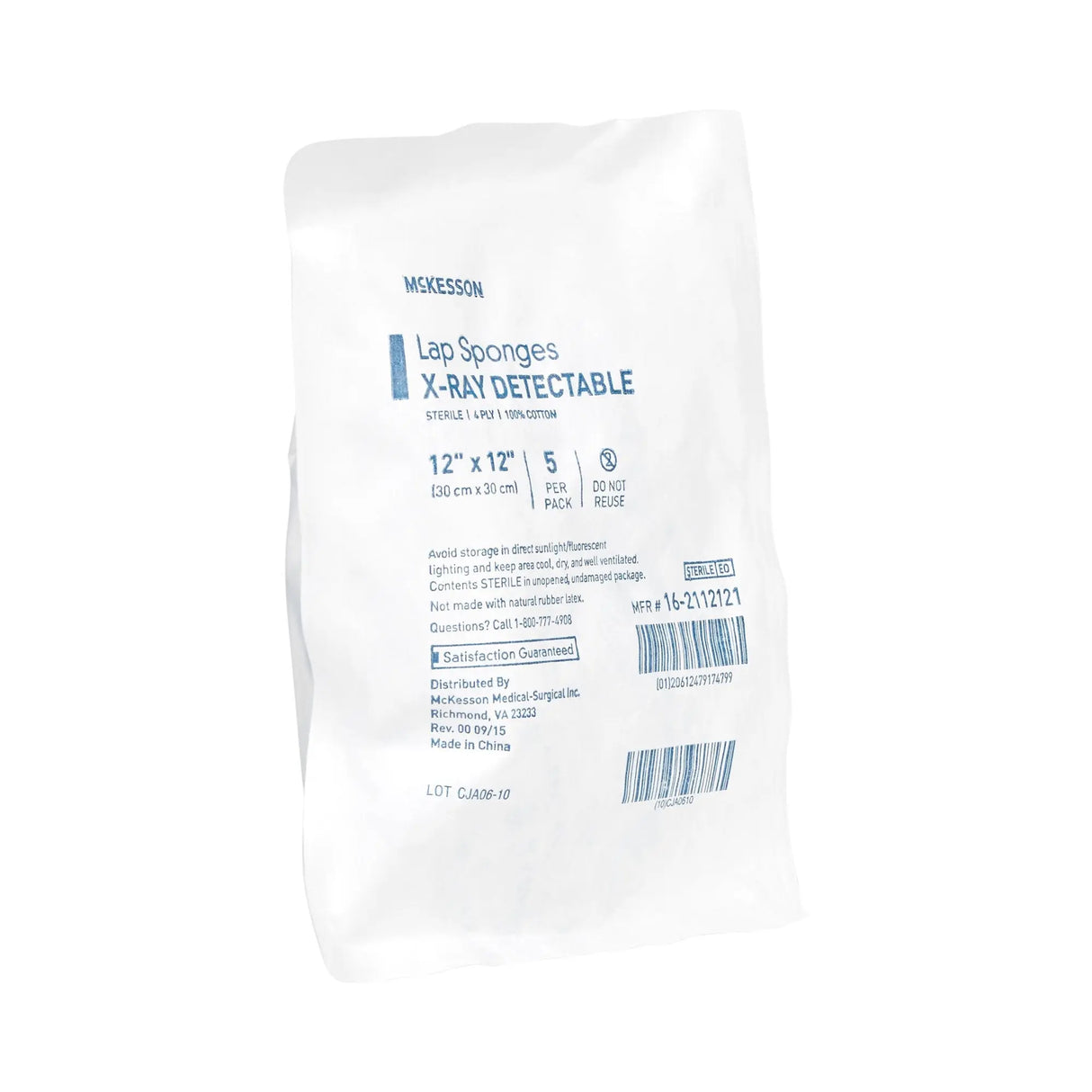 McKesson Laparotomy Sponge, 12 x 12 Inch McKesson