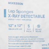 McKesson Laparotomy Sponge, 12 x 12 Inch McKesson