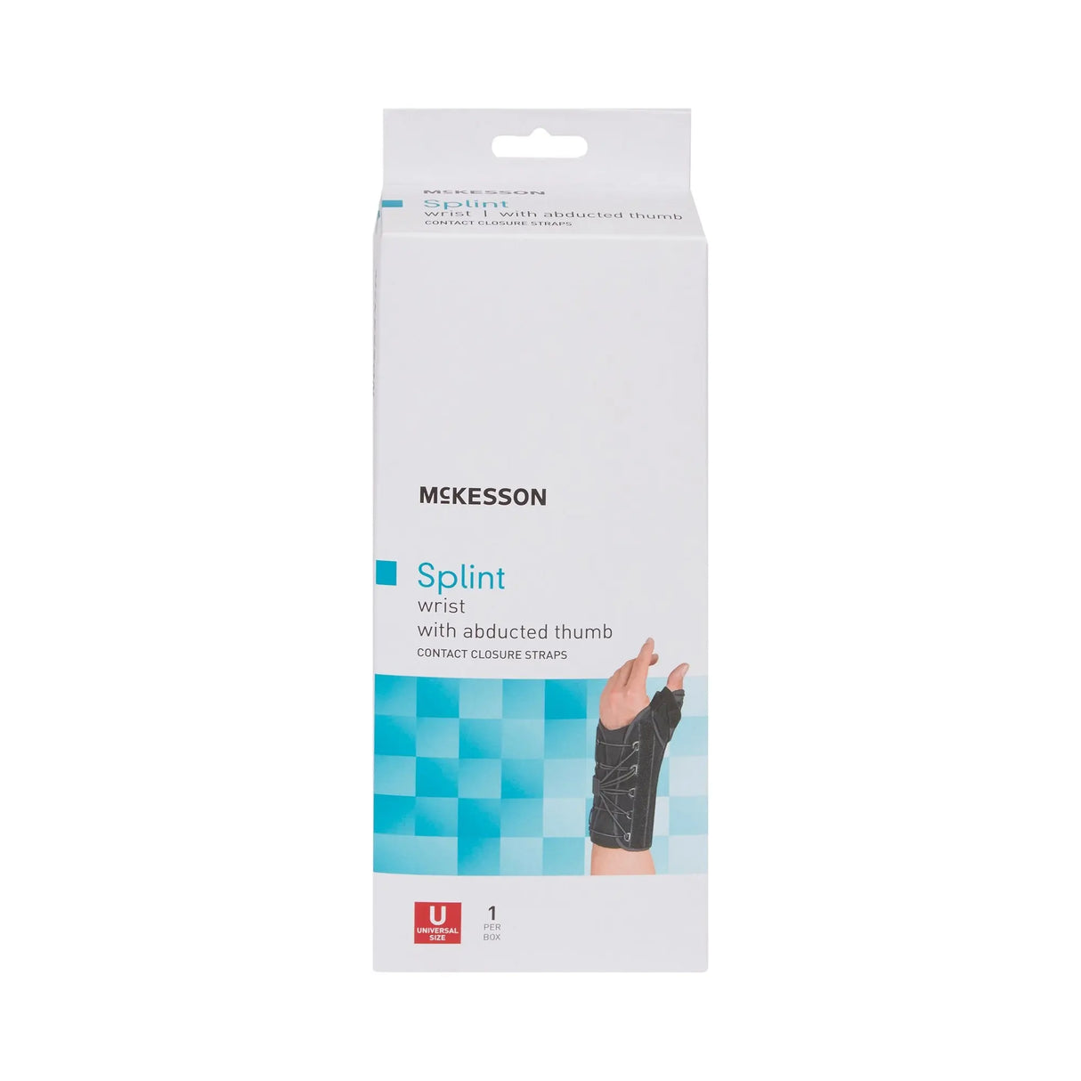 McKesson Left Wrist Splint with Abducted Thumb, One Size Fits Most McKesson