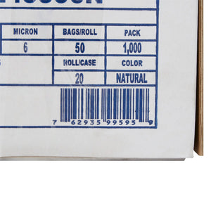 McKesson Light Duty Clear Trash Bag, 15 gal, 6 Mic McKesson