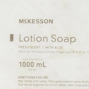 McKesson Lotion Soap, 1,000ml Refill Bag, Fresh Scent McKesson