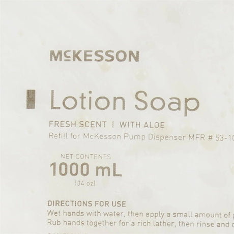McKesson Lotion Soap, 1,000ml Refill Bag, Fresh Scent McKesson
