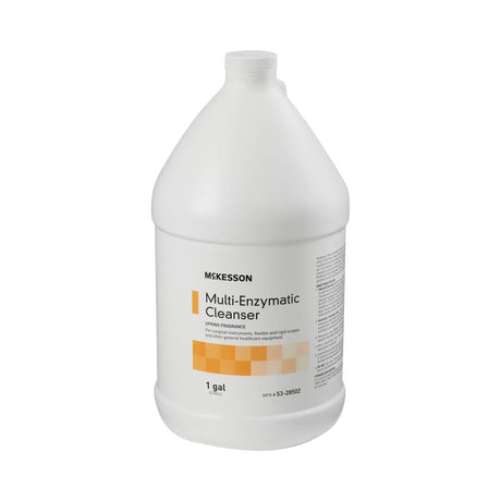 McKesson Multi-Enzymatic Instrument Detergent, 1 gal Jug, Spring Fresh Scent McKesson