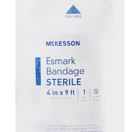 McKesson No Closure Esmark Compression Bandage, 4 Inch x 3 Yard McKesson
