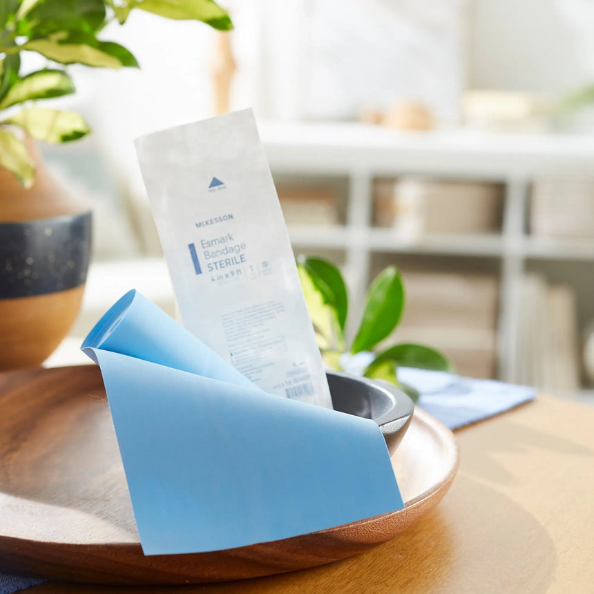 McKesson No Closure Esmark Compression Bandage, 4 Inch x 3 Yard McKesson