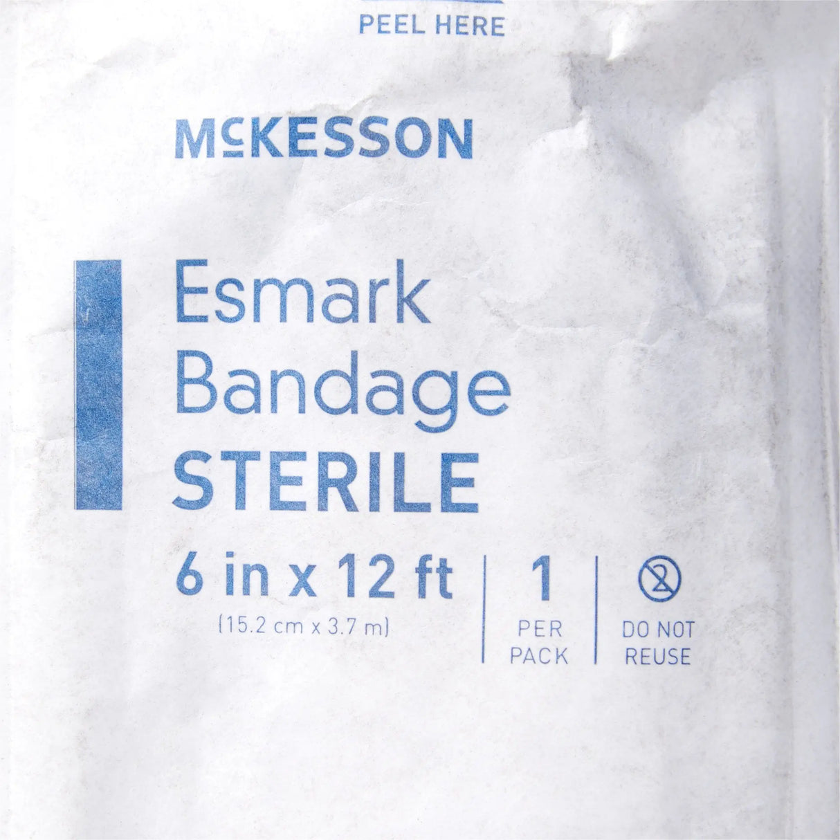 McKesson No Closure Esmark Compression Bandage, 6 Inch x 4 Yard McKesson