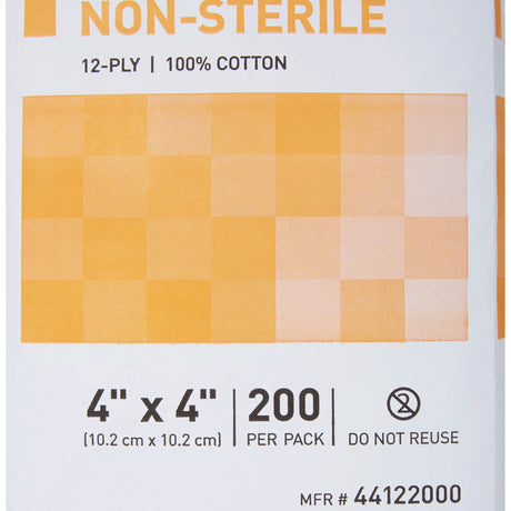 McKesson NonSterile Gauze Sponge, 4 x 4 Inch McKesson