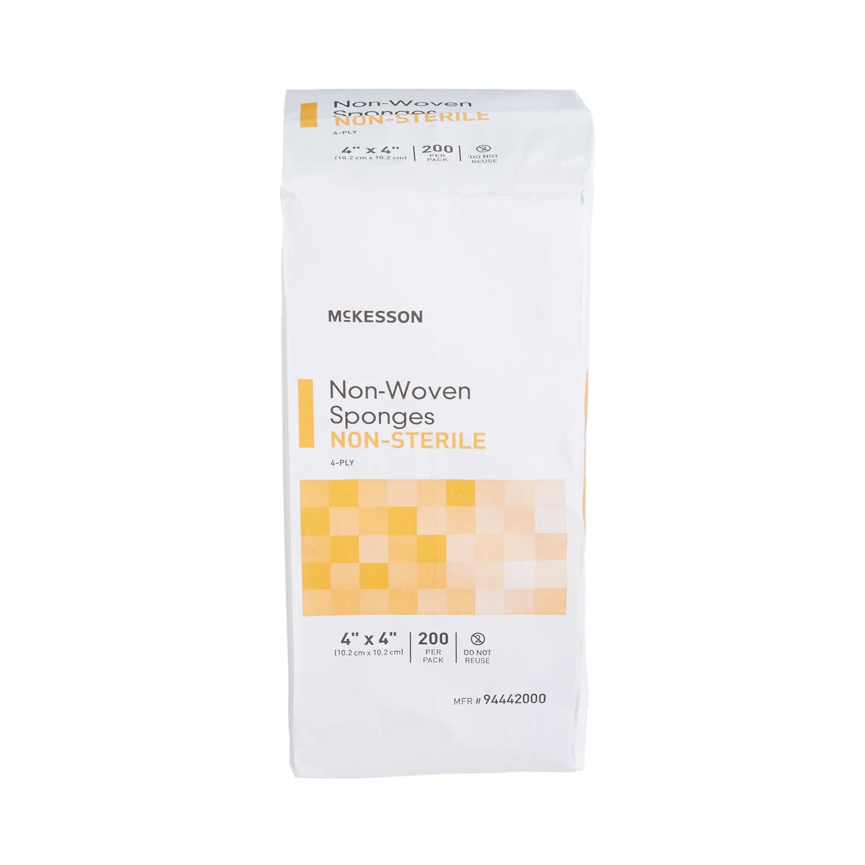 McKesson NonSterile Nonwoven Sponge, 4 x 4 Inch McKesson