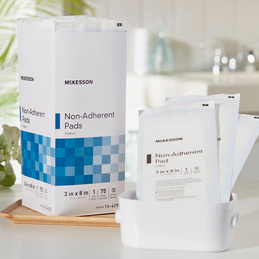 McKesson Nonadherent Dressing, 3 x 8 Inch McKesson
