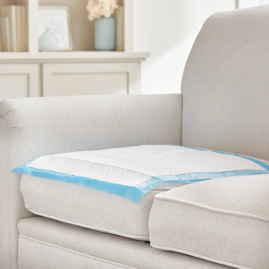 McKesson Nonsterile Blue Procedure Underpad, 17 x 24 Inch McKesson