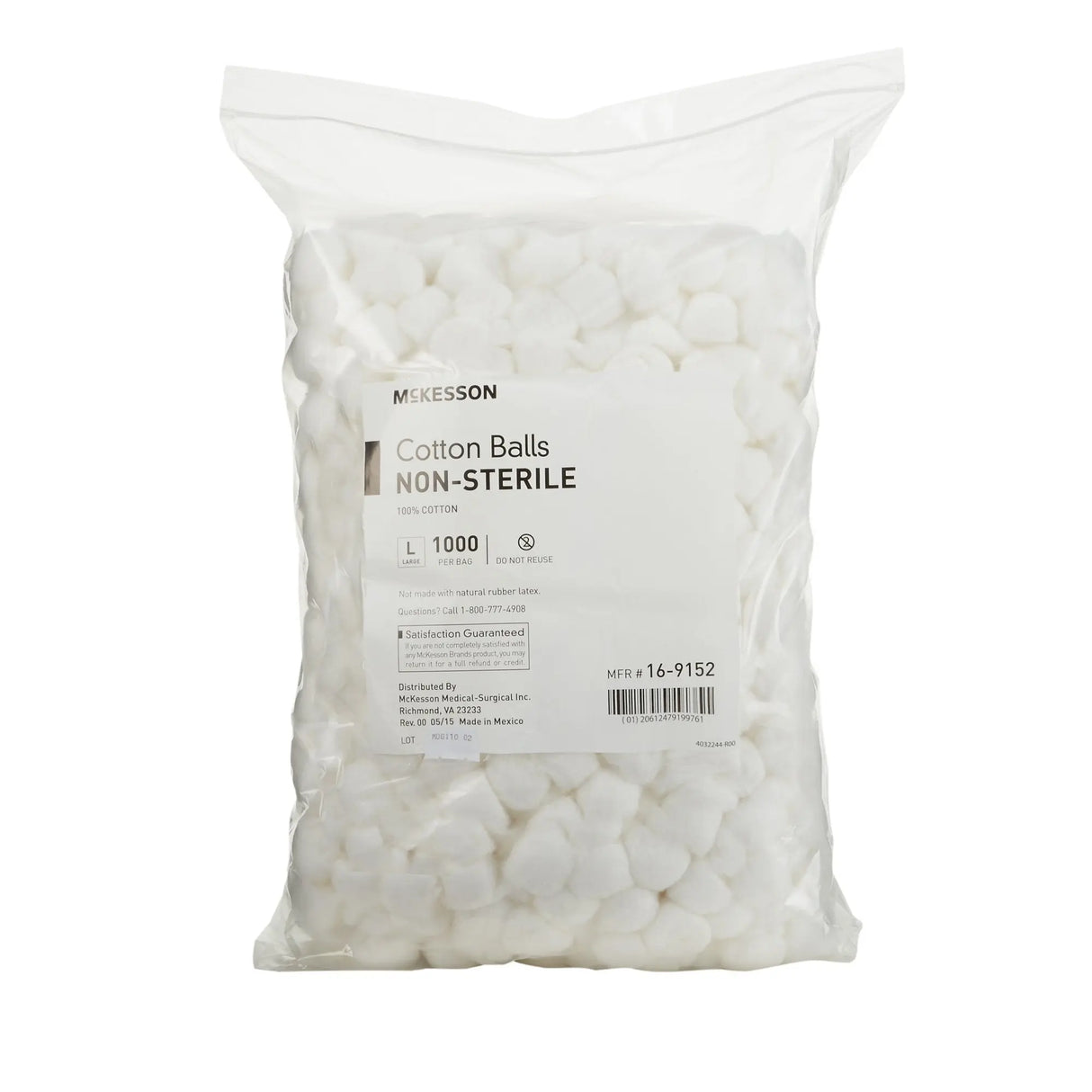 McKesson Nonsterile Cotton Balls, Large McKesson