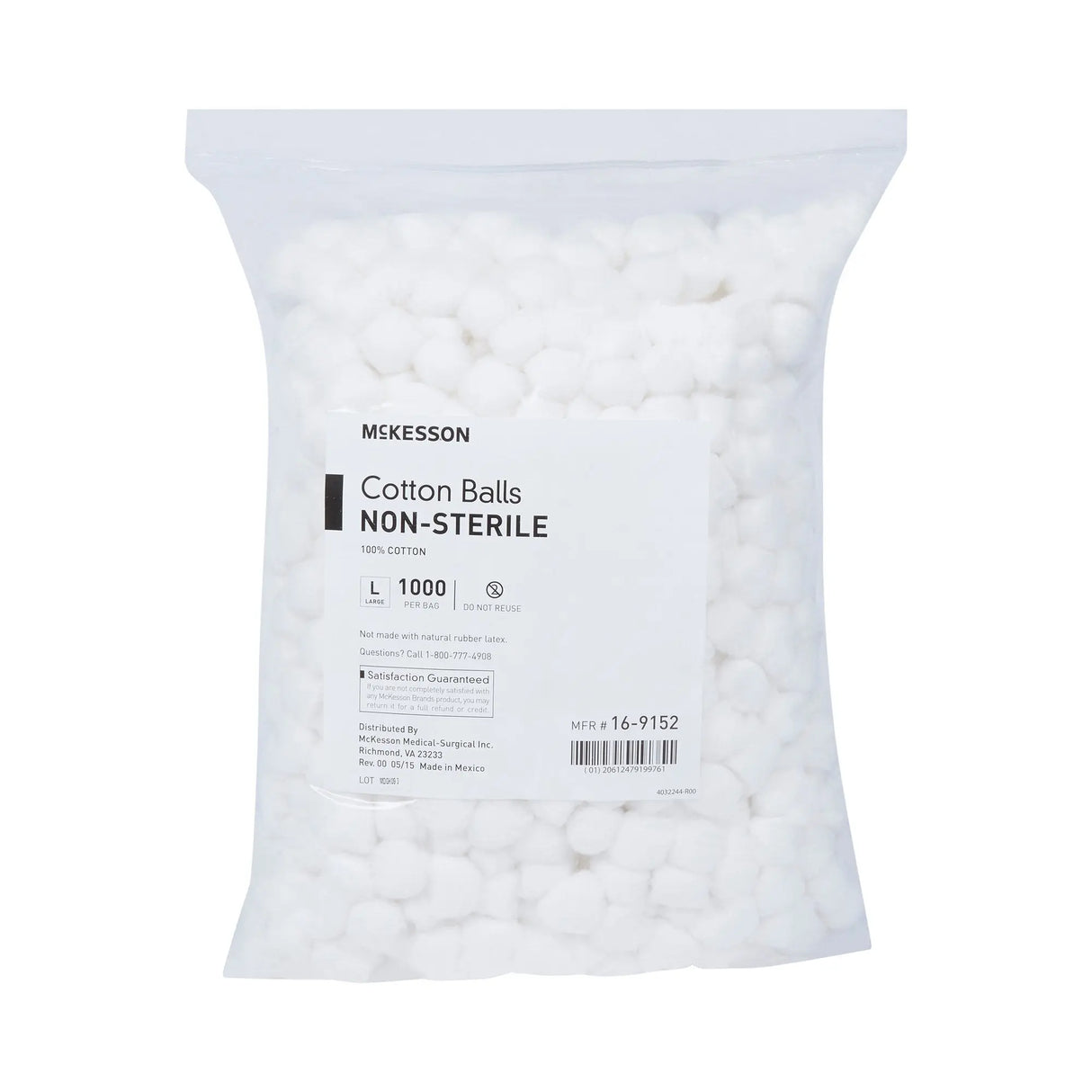 McKesson Nonsterile Cotton Balls, Large McKesson