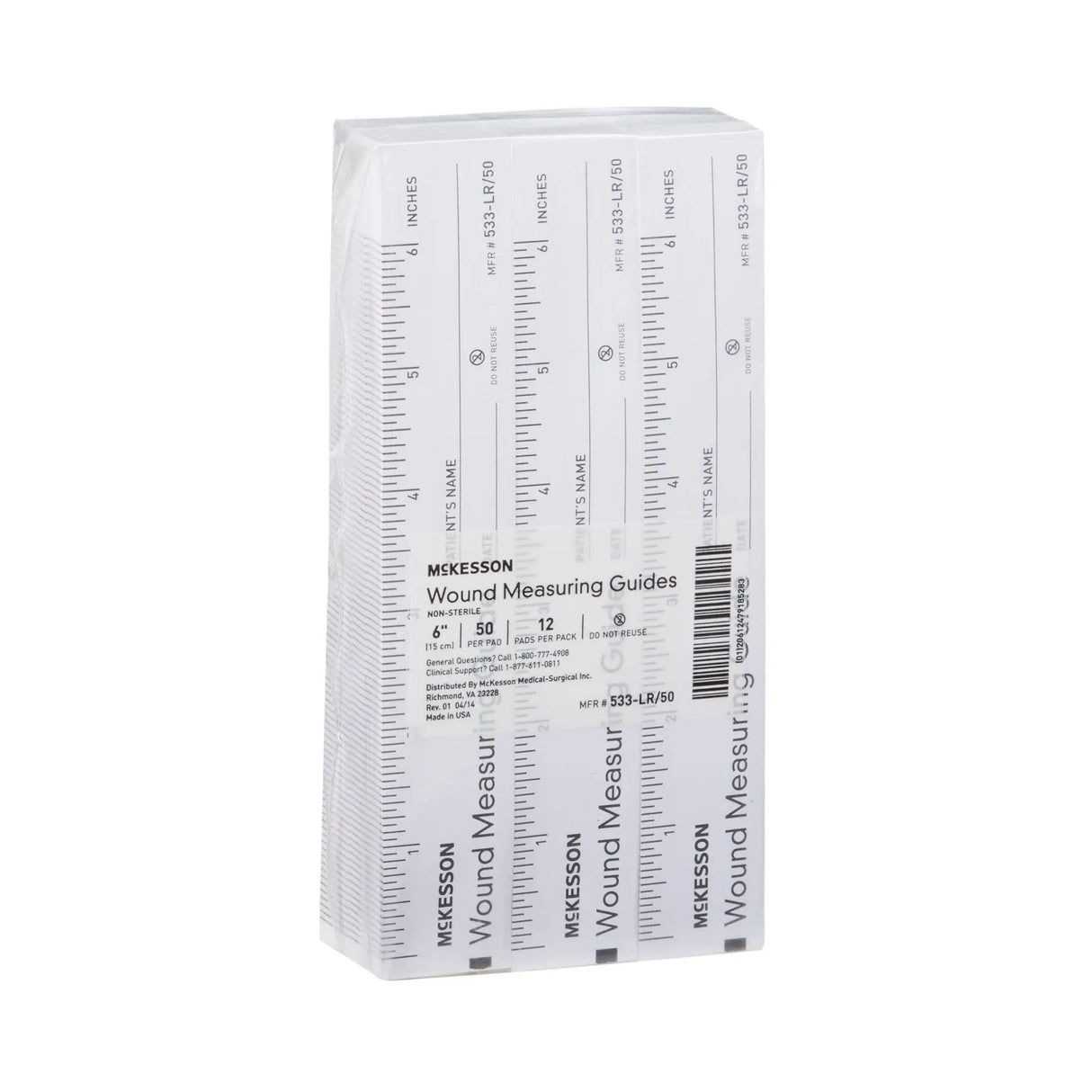 McKesson Nonsterile Paper Wound Measuring Guide, 6 Inch McKesson