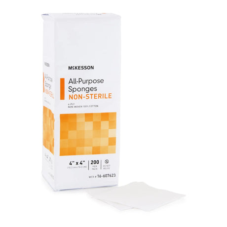 McKesson Nonwoven Sponge, 4 x 4 Inch, 4-Ply McKesson