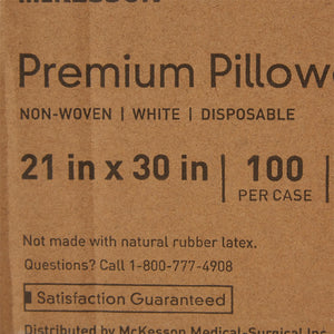 McKesson Nonwoven Standard Disposable Pillowcase, 21 x 30 Inch McKesson