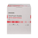 McKesson Oral Swabstick Foam Tip Dentifrice, 5 Inch, Mint, Pink McKesson