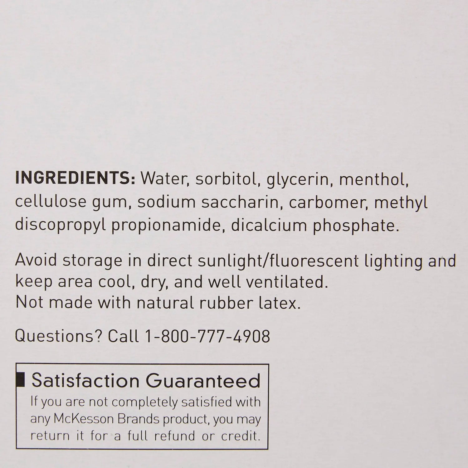 McKesson Oral Swabstick Foam Tip Dentifrice, 5 Inch, Mint, Pink McKesson