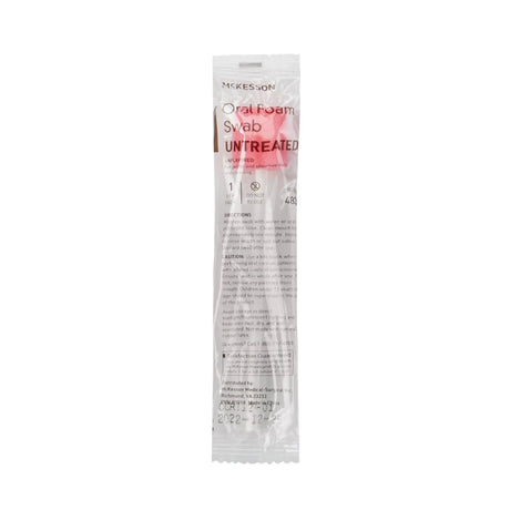 McKesson Oral Swabstick, Foam Tip, Untreated McKesson