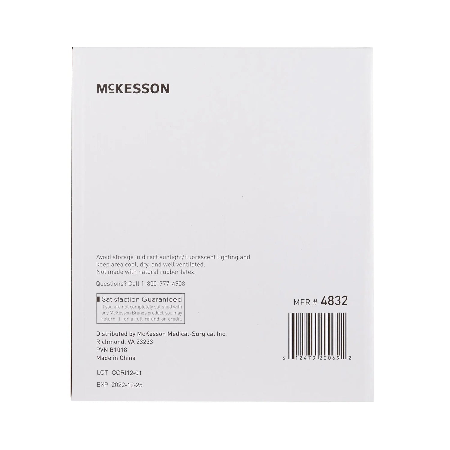 McKesson Oral Swabstick, Foam Tip, Untreated McKesson