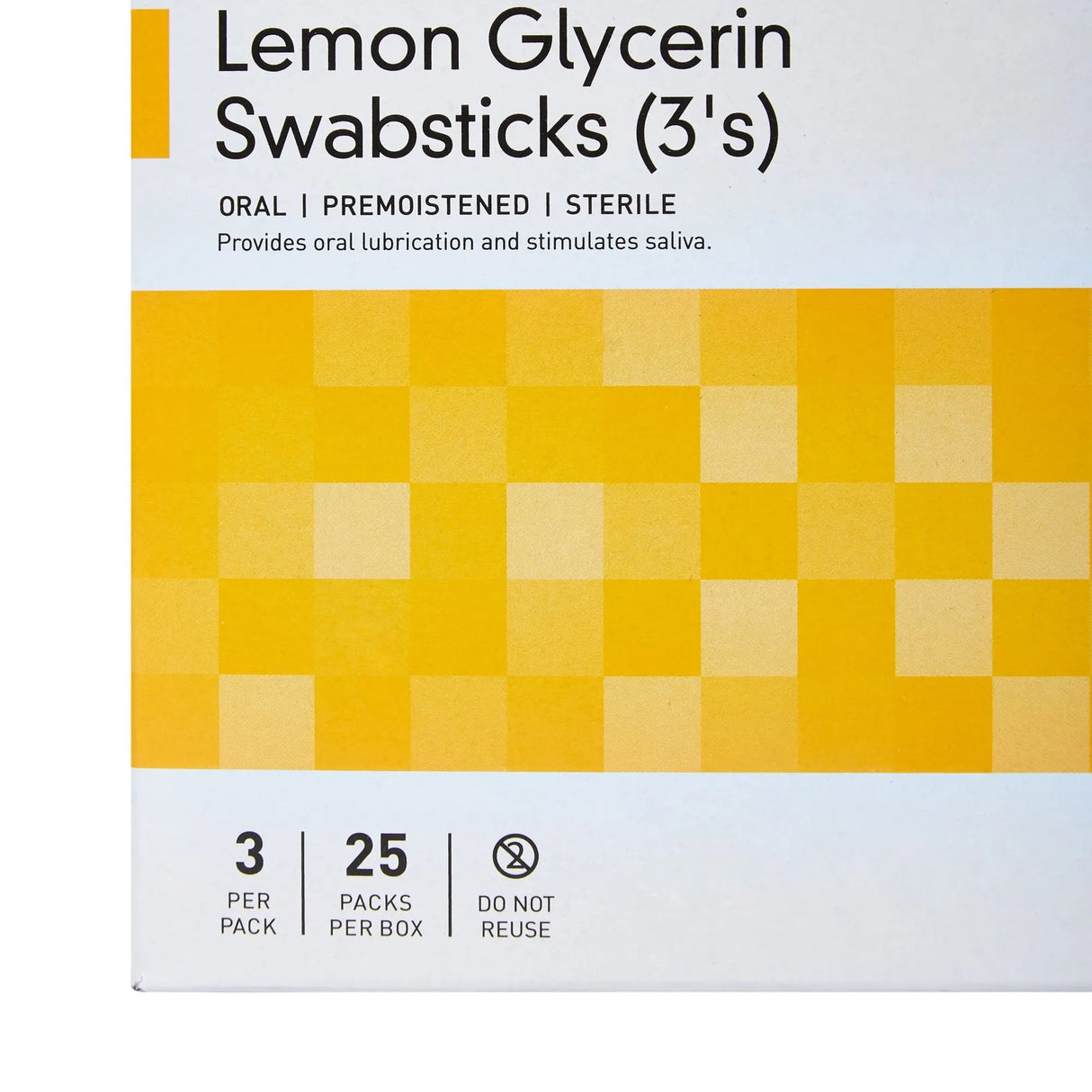 McKesson Oral Swabstick, Lemon Glycerin, Sterile McKesson