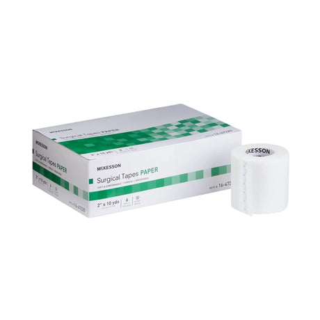 McKesson Paper Medical Tape, 2 Inch x 10 Yard, White McKesson