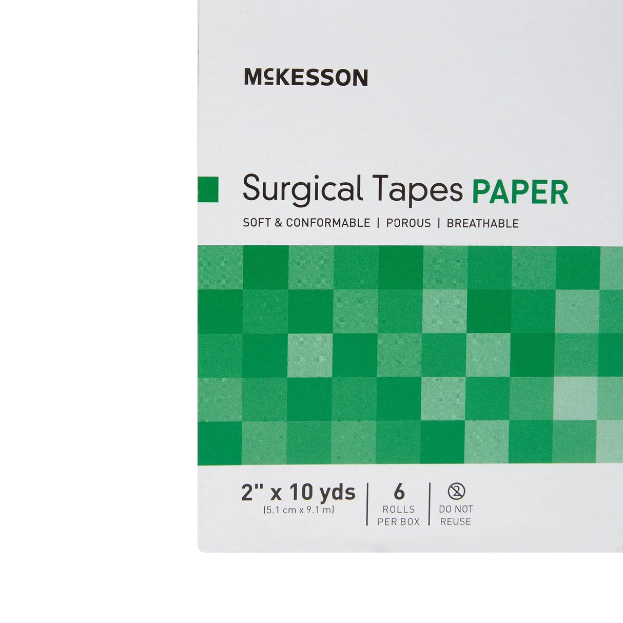 McKesson Paper Medical Tape, 2 Inch x 10 Yard, White McKesson