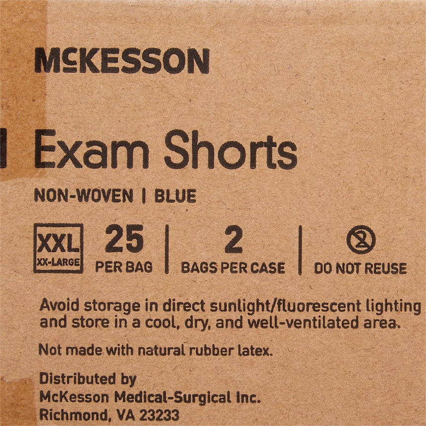 McKesson Patient Exam Shorts, 2X-Large McKesson